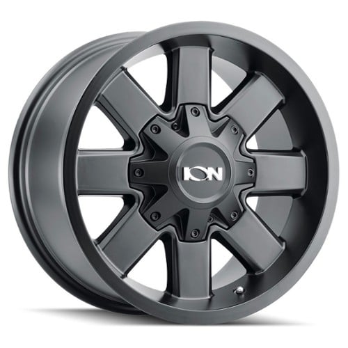 Ion Alloy 141 17x9 8x165.1/8x170 18 ET 125.2 CB Satin Black (141-7976B18)