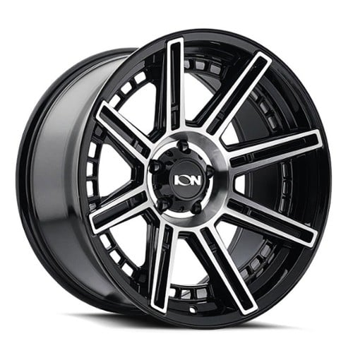 Ion Alloy 149 20x9 5x127 -12 ET 78.1 CB Black Machined (149-2973B)