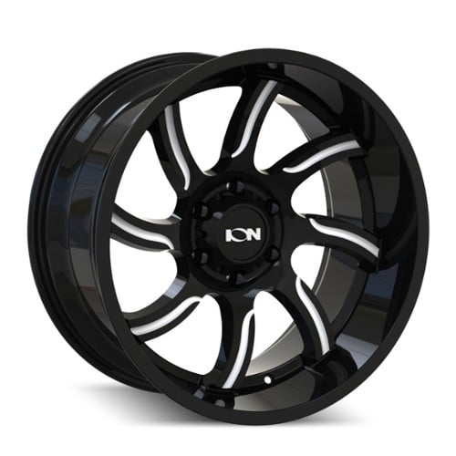 Ion Alloy 151 17x9 5x127 0 ET 78.1 CB Gloss Black Milled (151-7973M0)