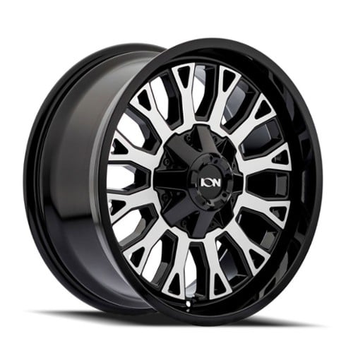 Ion Alloy 152 20x9 5x127/5x139.7 0 ET 87.1 CB Black/Machined (152-2952BM)