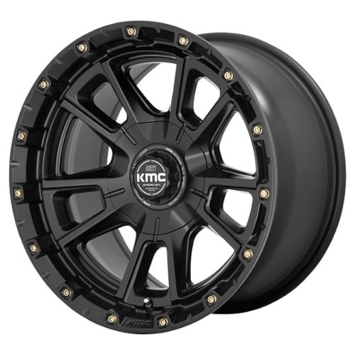 KMC KM100 Sync 17x9 5x127/5x139.7 0 ET 78.1 CB Satin Black (KM10079035700)