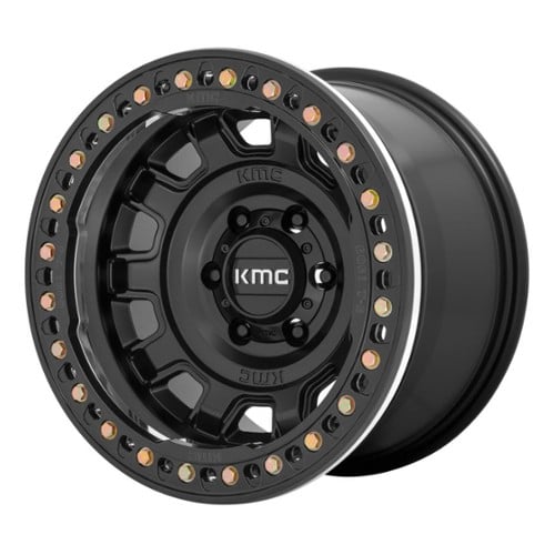 KMC KM236 Tank 17x9 5x127 -38 ET 71.5 CB Satin Black (KM23679050738N)