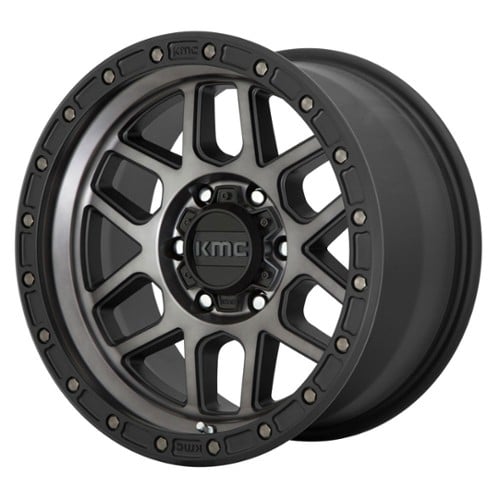 KMC KM544 Mesa 17x9 8x165.1 -12 ET 125.5 CB Satin Black/Gray Tint (KM54479080412N)