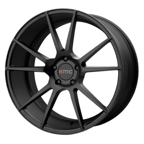 KMC KM709 Flux 20x10 5x112 40 ET 66.6 CB Satin Black (KM70921057740)