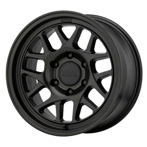 KMC KM717 OL 16x8 5x127 0 ET 71.5 CB Satin Black (KM71768050700)