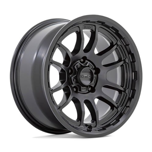 KMC KM727 Wrath 17x8.5 5x127 -10 ET 71.5 CB Satin Black (KM727MX17855010N)