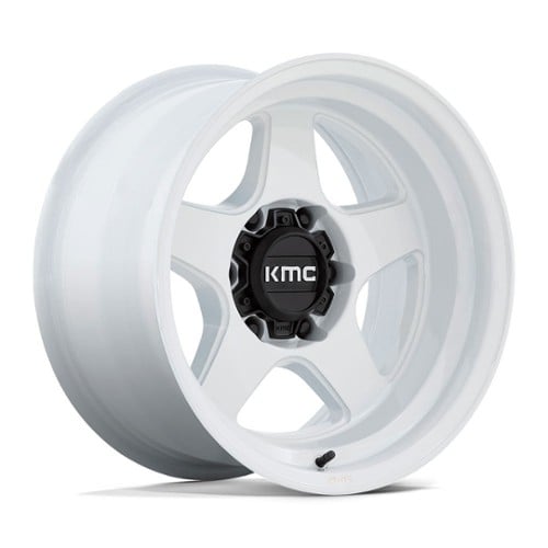 KMC KM728 Lobo 17x8.5 6x114.3 18 ET 66.1 CB Gloss White (KM728WX17856418)