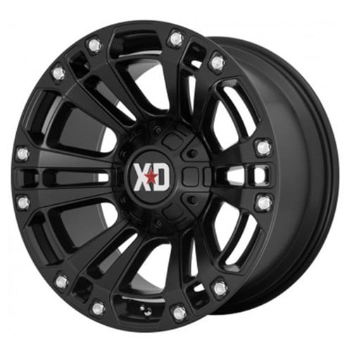 XD Series XD851 Monster 3 20x9 5x127/5x139.7 0 ET 78.3 CB Satin Black (XD85129035700)