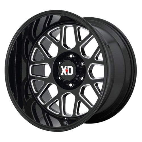 XD Series XD849 Grenade 2 18x9 6x114.3 18 ET 66.1 CB Gloss Black / Milled (XD84989064318)