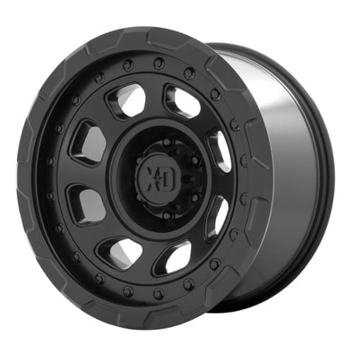 XD Series XD861 Storm 17x9 5x127 -12 ET 71.5 CB Satin Black (XD86179050712N)