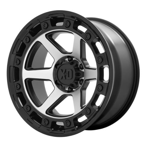 XD Series XD862 Raid 17x9 6x139.7 0 ET 106.1 CB Satin Black Machined (XD86279068500)