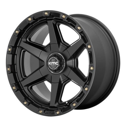 KMC KM101 Tempo 20x9 5x127/5x139.7 18 ET 78.1 CB Satin Black (KM10129035718)