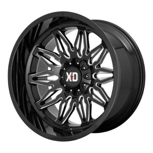 XD Series XD859 Gunner 20x10 5x127/5x139.7 -18 ET 78.1 CB Gloss Black Milled (XD85921035318N)