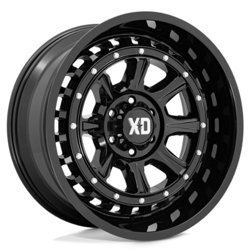 KMC XD866 Outlander 20x10 5x127 -18 ET 71.5 CB Gloss Black (XD866BX20105018N)