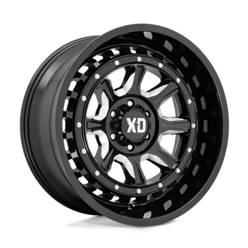 XD Series XD866 Outlander 20x10 5x127 -18 ET 71.5 CB Gloss Black Milled (XD866BE20105018N)