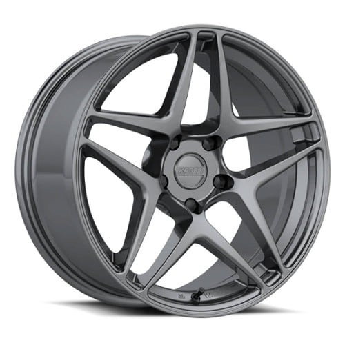 Kansei Astro 19x8.5 5x112 35 ET 66.6 CB Gloss Gunmetal (K15G-198517+35)