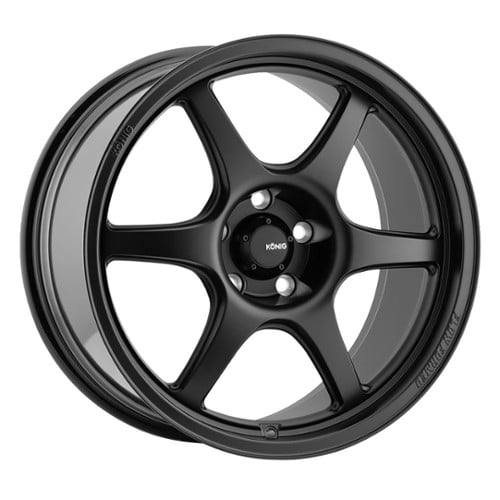 Konig Hexaform 15x7.5 4x100 35 ET 73.1 CB Matte Black (HF75100355)