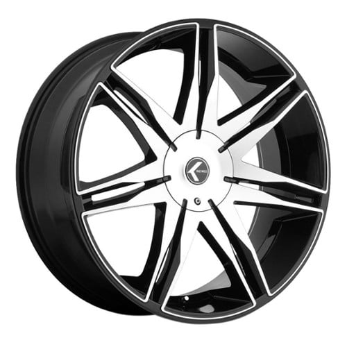 Kraze KR143 Epic 22x9.5 5x115/5x120 18 ET 74.1 CB Black Machined (KR143-22918BM18)