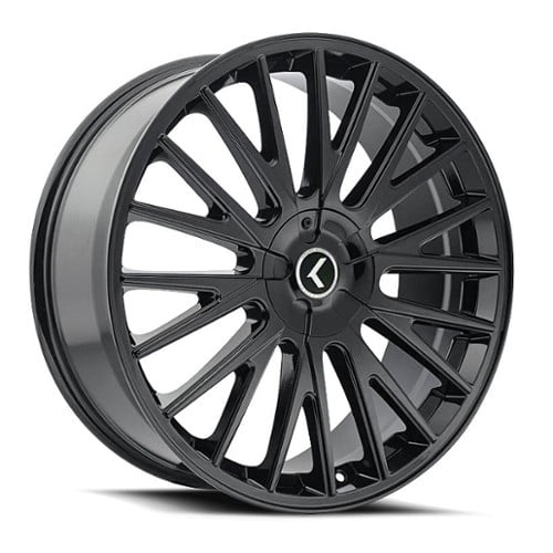 Kraze KR185 Double Down 20x8.5 5x112/5x120 38 ET 73 CB Gloss Black (KR185-2809B38)