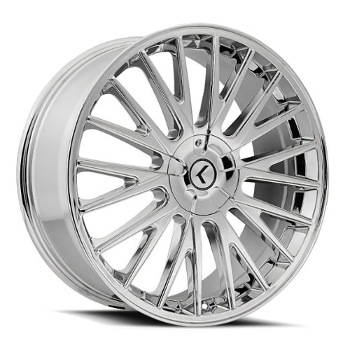 Kraze KR185 Double Down 20x8.5 5x112/5x120 38 ET 73 CB Chrome (KR185-2809C38)