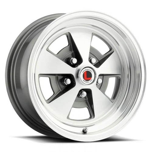 Legendary Wheels LW67 15x7 5x114.3 5 ET 72.3 CB Charcoal / Machined (LW67-50754B)