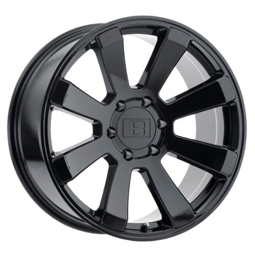 Level 8 Enforcer 17x8.5 5x139.7 -6 ET 108.1 CB Gloss Black (1785ENF-65140B08)