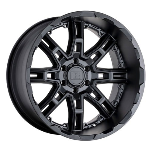 Level 8 Slingshot 16x8.5 5x114.3 -10 ET 76.1 CB Matte Black (1685LST-05114M76)