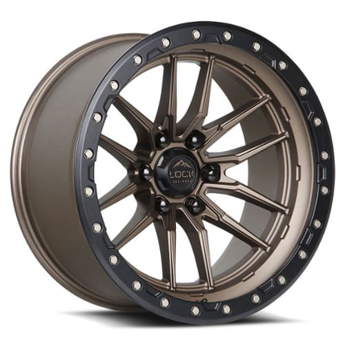 Lock Off-Road Krawler 17x9 6x139.7 1 ET 106.2 CB Matte Bronze (KRAWLER179069MRMBR)