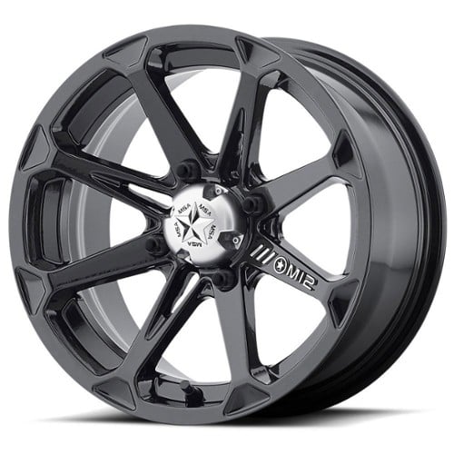 MSA Offroad M12 Diesel 14x7 4x156 -47 ET 132 CB Gloss Black (M12-14756)