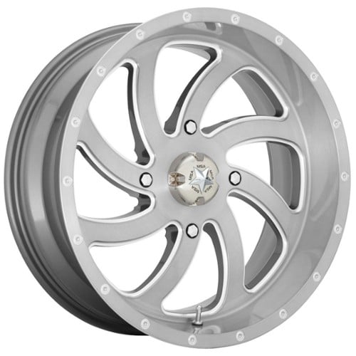 MSA Offroad M36 Switch 18x7 4x137 0 ET 112 CB Brushed Titanium (M36-018737TI)