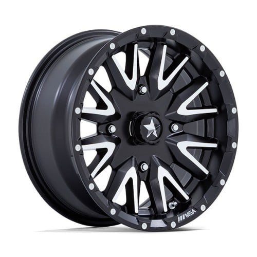 MSA Offroad M49 Creed 14x7 4x110 -47 ET 86 CB Matte Black Machined (MA049MD14704047N)