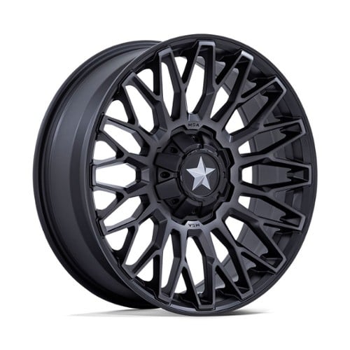 MSA Offroad M50 Clubber 14x7 4x137/4x156 10 ET 110.1 CB Matte Black DDT (MA050MT14704A10)