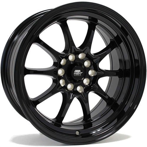 MST MT11 15x8 4x100/4x114.3 0 ET 73.1 CB Gloss Black (11-5816-0-BLK)