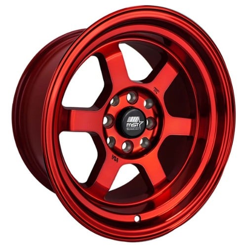 MST Time Attack 15x8 4x100/4x114.3 0 ET 73.1 CB Ruby Red (D01T-5816-0FRE)