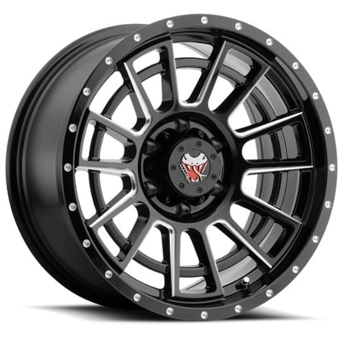 Mamba M22 18x9 6x139.7 12 ET 106.1 CB Matte Black/Machined Ball Cut (M228983N125)