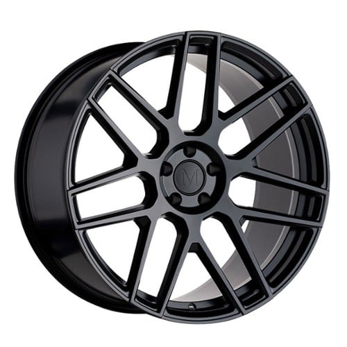 Mandrus Miglia 22x11 5x112 25 ET 66.6 CB Semi Gloss Black (2211MGL255112B66)