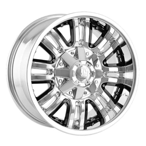 Mayhem 8070 Assault 18x9 5x114.3/5x127 -12 ET 87 CB Chrome w/Black Facet (8070-8956C)