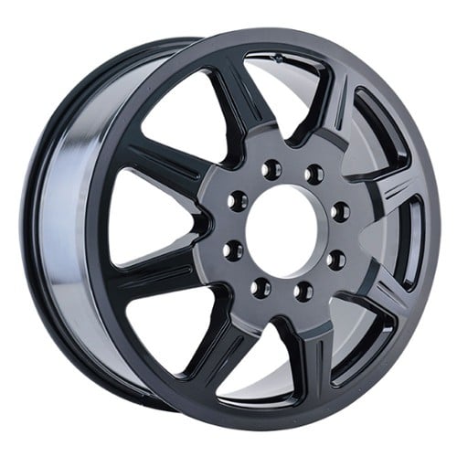 Mayhem 8101 Monstir Dually Inner 20x8.25 8x170 127 ET 124.9 CB Black (8101-2870BI)