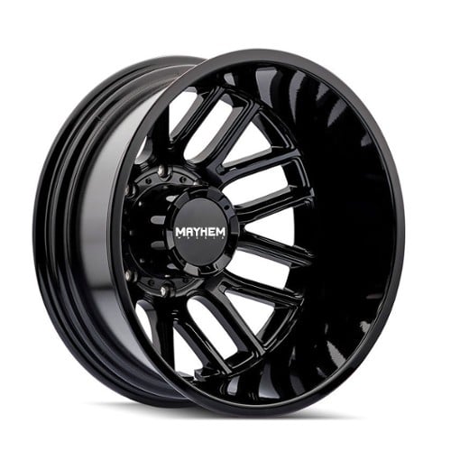 Mayhem 8107 Cogent Dually Rear 20x8.25 8x200 -192 ET 142 CB Gloss Black (8107D-2877BR192)