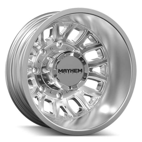 Mayhem 8107 Cogent Dually Rear 17x6.5 8x210 -142 ET 125.1 CB Polished (8107D-7679RP)