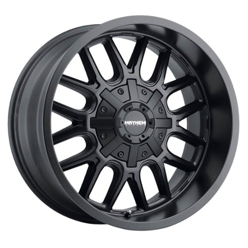 Mayhem 8107 Cogent 17x9 8x165.1/8x170 -12 ET 130.8 CB Matte Black (8107-7976MB)