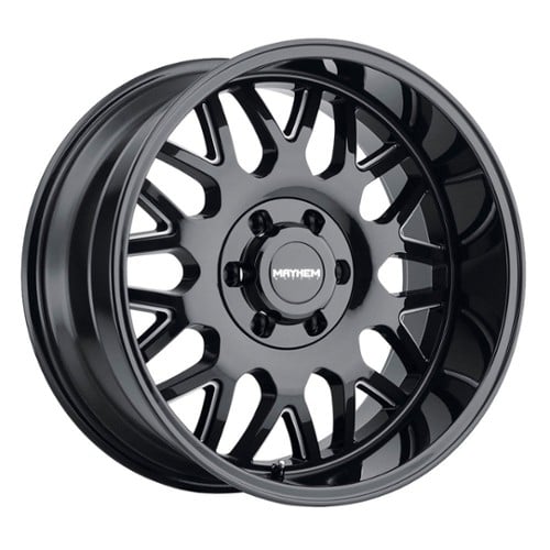 Mayhem 8110 Tripwire 20x9 6x135 0 ET 87.1 CB Gloss Black Milled Spokes (8110-2936BM)