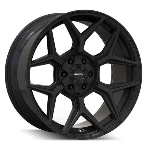 Mayhem 8119 Vanquish 22x10 6x135/6x139.7 -19 ET 110 CB Black (8119-22137GB)