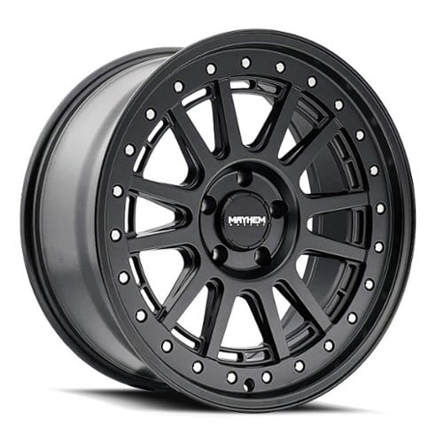 Mayhem 8305 Compass 15x7 5x100 15 ET 125.2 CB Matte Black (8305-5744MB)