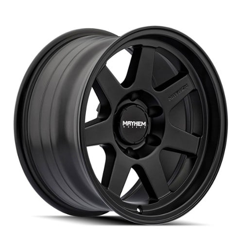 Mayhem 8307 Convoy 17x9 6x135 -6 ET 87.1 CB Satin Black (8307-7936MB)