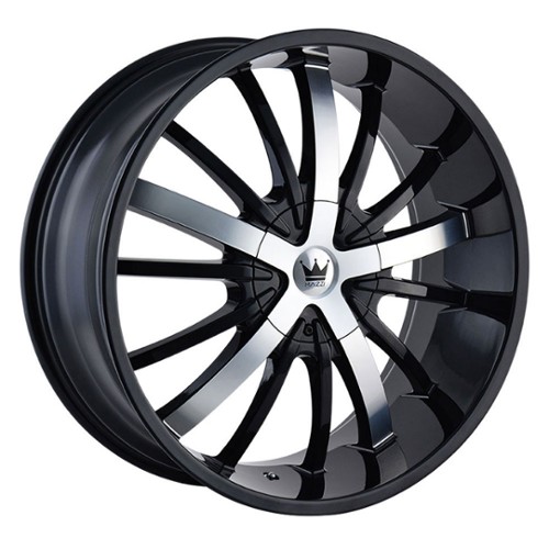 Mazzi Essence 364 20x8.5 5x112/5x120 35 ET 72.56 CB Black w/Machined Face (364-2809B)