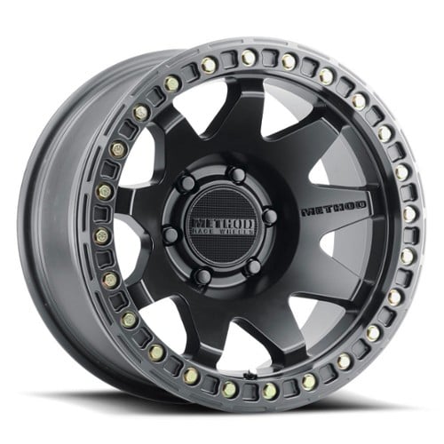 Method 108 Beadlock 17x9 5x127 -44 ET 71.5 CB Matte Black (MR10879050544B)