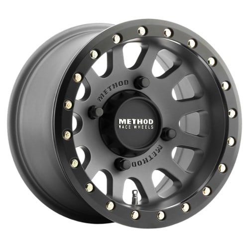 Method 401 UTV Beadlock Series 14x7 4x156 13 ET 132 CB Titanium (MR40147046843B)