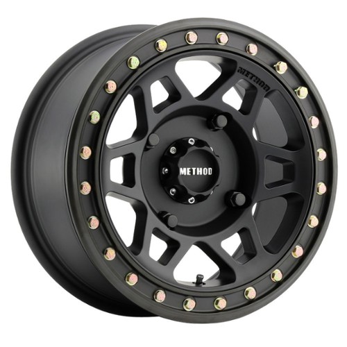 Method 405 UTV Beadlock 15x7 4x136 13 ET 106 CB Matte Black (MR40557047543B)