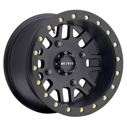 Method 406 UTV Beadlock 14x8 4x136 0 ET 106 CB Matte Black (MR40648047544B)